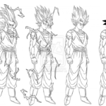 Imagen de Goku kakaroto normal fase 1 fase dos fase 3 fase