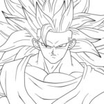Imagenes de Goku kakariti fase 3 para imprimir y recortar