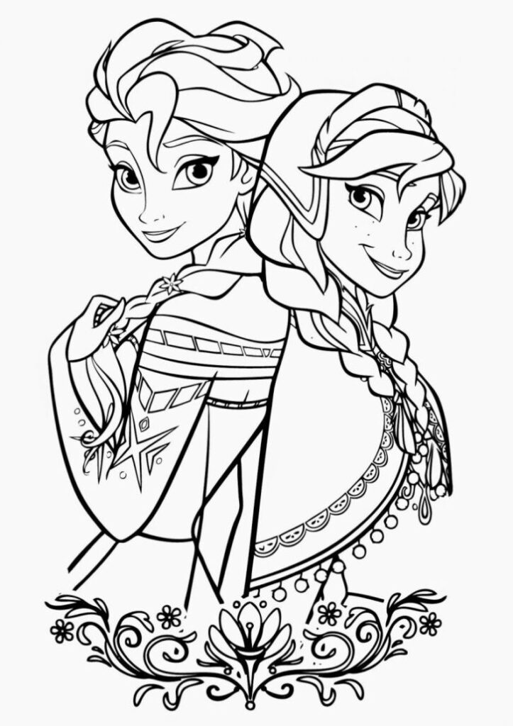 ▷ Dibujos de princesas Disney para colorear e imprimir gratis -
